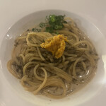 男のイタリアン屋台 suEzou - ウニと海苔のクリームパスタ
