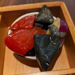 くちかほう - ナスとピーマンの揚げ浸し