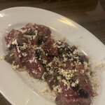 男のイタリアン屋台 suEzou - 蝦夷鹿のカルパッチョ