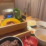 お盆としゃぶしゃぶ 十勝晴れ - 