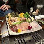 地鶏焼肉 鶏重 - 