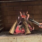 銀座 炎 田むら - 眼の前で薪炙り！