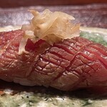 銀座 炎 田むら - お凌ぎ　鮪薪炙り