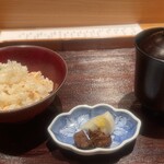 銀座 炎 田むら - 米だけで２合・・４杯ありました