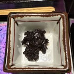 すき焼き 牛しゃぶ 松重 - 前菜② 松阪牛のしぐれ