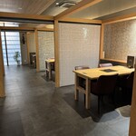 すき焼き 牛しゃぶ 松重 - 内観①