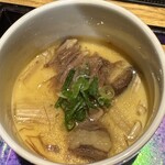 すき焼き 牛しゃぶ 松重 - 前菜③ 松阪牛の茶碗蒸し