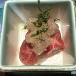 すき焼き 牛しゃぶ 松重 - 前菜①