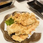 鉄板焼鳥 大阪食鶏販売 - 鳥天カレー塩780円