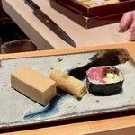 鮨 つぼみ - 締めの3品
      ✴︎ 太巻き✴︎お稲荷さん✴︎たまご
