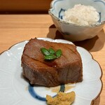 鮨 つぼみ - 鮪角煮 シャリ