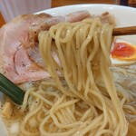 麺屋 はなぶさ - 中細ストレート麺