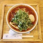 中華そば 肴 yamago - パイカ酸辣湯ラーメン+三葉+味玉