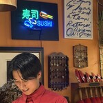 NOMI RESTAURANT - 年に数回しかつかないネオンで❣️寿司始まります