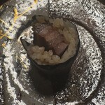 NOMI RESTAURANT - 猪バラ炭火焼き細巻き