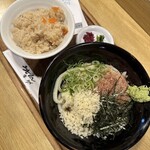 うどんの幸助 だいたて本店 - ぶっかけ定食