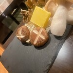 北海道もんじゃ 薫 - きのこバター焼