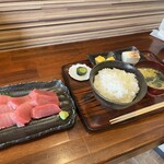 ゆう凪 - 生本マグロ刺身定食
