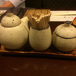 舞扇 - 卓上の様子