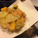 舞扇 - こちらも名物”野菜かき揚げ”