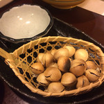 舞扇 - この季節ならではの”焼き銀杏”