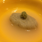 舞扇 - ”そばがき”は湯に入って提供