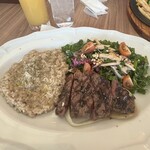 ロイヤルホスト - 料理写真:✅ アンガスサーロインステーキ&
ポルチーニクリームのリゾット仕立て¥3.388