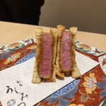 新宿 うしみつ - カツサンド