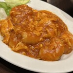 青龍門 - 海老と玉子のチリソース炒め