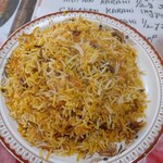 U-KHAN - マトンビリヤニ　スパイスは梅干しみたいなのとか４種位　小骨が結構あるので食べるのに要注意でした