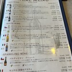 SOLEA CAFE&BAR - ワインメニュー