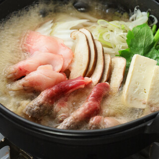 Enjoy Wild Boar Hot Pot!