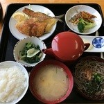 かんべ茶屋 - 田舎定食　￥500＋割子１枚　￥200