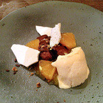 cenci - 10.ショコラ(バニラジェラート、愛媛みかん、カカオショコラ、メレンゲ