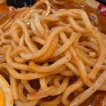 蒙古タンメン中本 - 麺アップ！