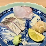 日本料理FUJI - 九絵と鯵のお造り