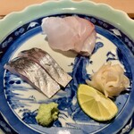 日本料理FUJI - 九絵と鯵のお造り