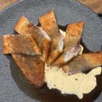 酒場はるや - 活アジフライ　近景