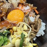 石焼ビビンパ - カルビビビンパセット