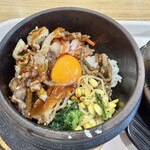 石焼ビビンパ - カルビビビンパセット