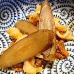 IN DISH - 猪のひき肉のパスタとゴボウ