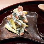 日本料理 百屋 - くるみの白和え