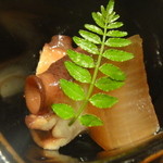 貴蔵 - 付きだし・・・蛸と大根煮