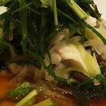 私厨房 勇 - 和歌山県産ヒラメの野沢菜蒸し　フィッシュソース