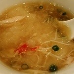 私厨房 勇 - 山芋すり流しズワイ蟹肉のあんかけスープ