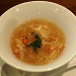 私厨房 勇 - 山芋すり流しズワイ蟹肉のあんかけスープ