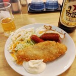 スタンド 浅草2丁目食堂 - ビールセット大