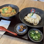 純愛うどん なでしこ - カツ丼セット