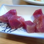 Marujuu Sushi Minamiten - 娘用に賽の目に切って頂いた赤身