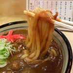 百万石うどん - カレーうどん麺アップ